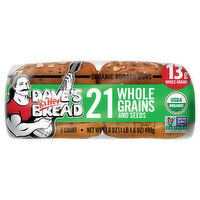 Dave's Killer Bread Burger Buns, 21 Whole Grains and Seeds, Organic - 8 Each 