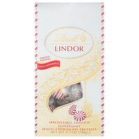 Lindt Lindor Truffles, White Chocolate, Peppermint - 8.5 Ounce 