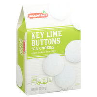 Brookshire's Premium Key Lime Buttons Tea Cookies - 6 Ounce 