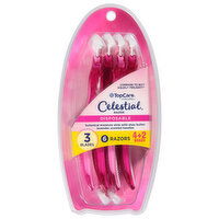 TopCare Razor, Celestial, Disposable, 3 Blades - 6 Each