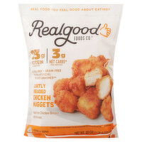 Realgood Foods Co. Chicken Nuggets, Lightly Breaded - 20 Ounce 