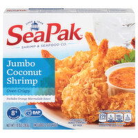 SeaPak Shrimp, Coconut, Oven Crispy, Jumbo - 10 Ounce 