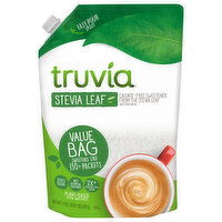 Truvia Sweetener, Calorie-Free, Stevia Leaf, Value Bag - 17 Ounce 