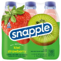 Snapple Juice Drink, Kiwi Strawberry Flavored, 6 Pack - 6 Each 