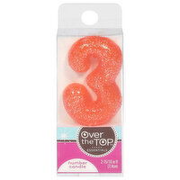 Over the Top Candle, Number, 3 - 1 Each