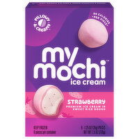 My/Mochi Ice Cream, Strawberry - 6 Each 