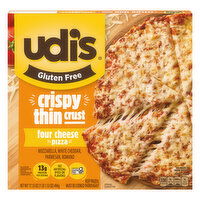 Udi's Pizza, Gluten Free, Crispy Thin Crust, Four Cheese - 17.53 Ounce 