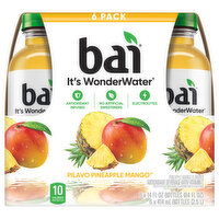 Bai Beverage, Pilavo Pineapple Mango, 6 Pack - 6 Each 