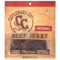 Cattleman's Cut Beef Jerky, Original, Hardwood Smoked