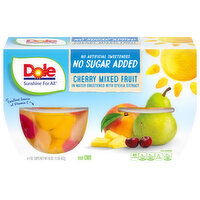 Dole Cherry Mixed Fruit, in Water Sweetened with Stevia Extract - 4 Each 