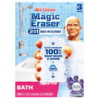 Mr. Clean 2 in 1 Built-In Bath Lavender Cleaner - 3 Each