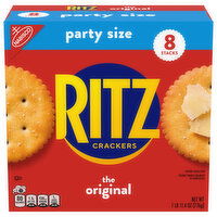 RITZ Original Crackers, Snacks for Kids and Adults, Lunch Snacks, Party Size - 27.4 Ounce 