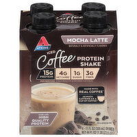 Atkins Protein Shake, Iced Coffee, Mocha Latte - 4 Each 