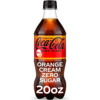 Coca-Cola Zero Sugar  Orange Cream Soda - 20 Fluid ounce 