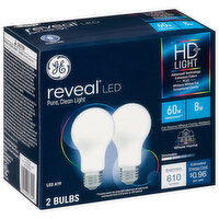 GE Light Bulbs, LED, HD+ Light, 8 Watts