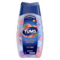 Tums Antacid, Ultra Strength, 1000 mg, Chewable Tablets, Assorted Berries - 160 Each 