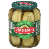 Claussen Kosher Dill, Halves - 32 Fluid ounce 