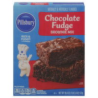 Pillsbury Brownie Mix, Chocolate Fudge, 13 Inch x 9 Inch Family Size - 18.4 Ounce 