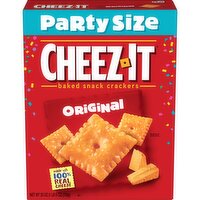 Cheez-It Baked Snack Crackers, Original, Party Size - 25 Ounce