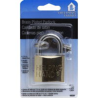 Helping Hand Brass Plated Padlock - 1 Each 