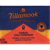 Tillamook Cheese, Garlic Chili Cheddar - 7 Ounce 