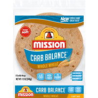 Mission Tortilla Wraps, Super Soft, Soft Taco - 8 Each 