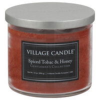 Village Candle Candle, Spiced Tobac & Honey - 14 Ounce 