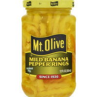 Mt Olive Banana Pepper Rings, Mild - 12 Ounce