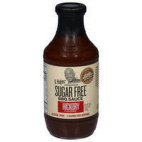 G Hughes BBQ Sauce, Sugar Free, Hickory Flavored, Smokehouse - 18 Ounce 