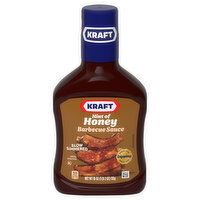 Kraft Barbecue Sauce, Slow-Simmered, Hint of Honey - 18 Ounce 