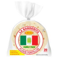 La Banderita Flour Tortillas, Family Pack - 20 Each 