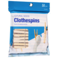 Jacent Clothespins, Natural Wood - 50 Each 