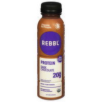 Rebbl Organic Plant-Powered Dark Chocolate Protein - 12 Fluid Ounce