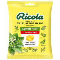 Ricola Cough Drops, Sugar Free, Lemon Mint - 19 Each 