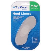 TopCare Heel Liners, Men/Women - 1 Each 