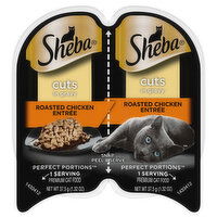 Sheba Cat Food, Roasted Chicken Entree, Cuts in Gravy