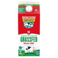 Horizon Organic Milk, Whole, Grassfed - 59 Fluid ounce 