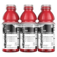 vitaminwater xxx, Electrolyte Enhanced Water W/ Vitamins, Açai-Blueberry-Pomegranate Drinks - 6 Each 