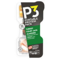 P3 Portable Protein Pack, Turkey, Almonds, Colby Jack