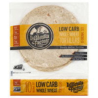 La Tortilla Factory Tortillas, Low Carb, Whole Wheat, Original Size - 10 Each 