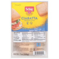 Schar Ciabatta, Gluten-Free, Artisan Style - 7 Ounce 