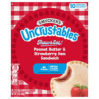 Smucker's Sandwich, Peanut Butter & Strawberry Jam - 10 Each 