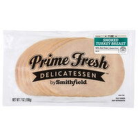 Prime Fresh Turkey Breast, Smoked - 7 Ounce 