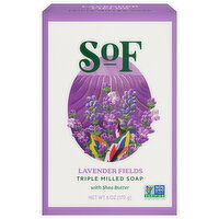 SOF Soap, with Shea Butter, Lavender Fields, Triple Milled