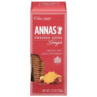 Annas Swedish Thins, Ginger - 5.25 Ounce 