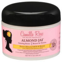 Camille Rose Twisting Butter, Almond Jai, Sweet Almond Milk & Honey - 8 Ounce