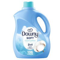 Downy Fabric Softener Liquid, Cool Cotton Scent - 100 Fluid ounce 