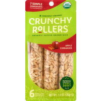 Friendly Grains Crunchy Rollers, Apple Cinnamon - 6 Each 