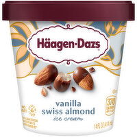 Haagen Dazs Vanilla Swiss Almond Ice Cream - 14 Fluid ounce 