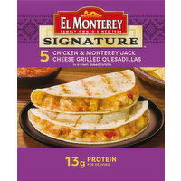 El Monterey Chicken & Monterey Jack Cheese Grilled Quesadillas, 5 count